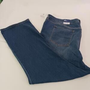 Old Navy Women's Size 30 Cotton Mid-Rise Kicker Bootcut Blue Denim Jeans (54×31)